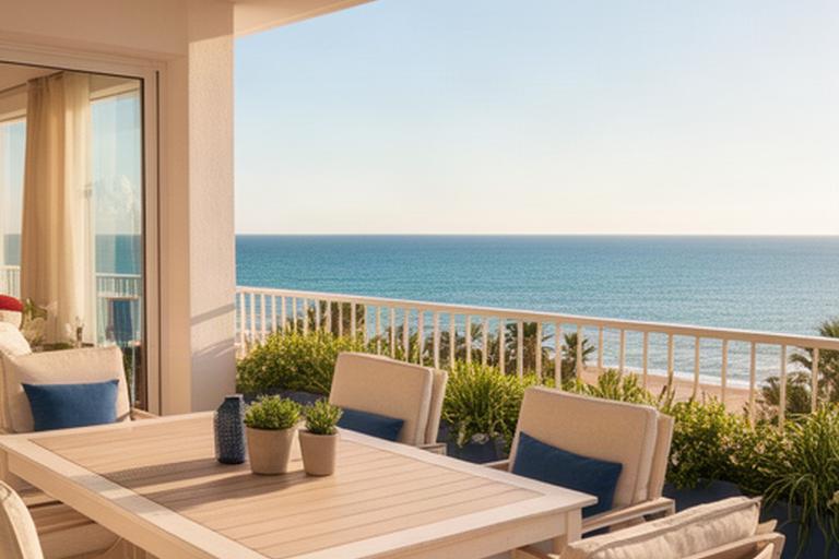 Terraza del apartamento Sol y Mar con vistas al mar en Vinaròs